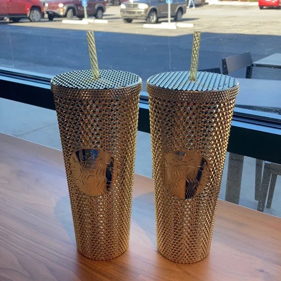 Gold Starbucks Cup - Picture 1 of 1